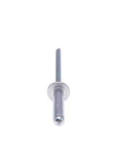 AQSON 4mm x 16mm Alloy Rivets, 100 Pack – Rivets for Metal, Blind Rivet, Dome Head Rivet, Aluminium Body and Steel Mandrel Pop Rivets for Tinplate, Metal Fastening, Leather – Push Rivets  - Image 3