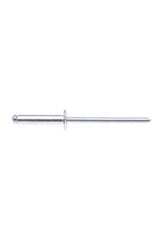 AQSON 4mm x 16mm Alloy Rivets, 100 Pack – Rivets for Metal, Blind Rivet, Dome Head Rivet, Aluminium Body and Steel Mandrel Pop Rivets for Tinplate, Metal Fastening, Leather – Push Rivets  - Image 4