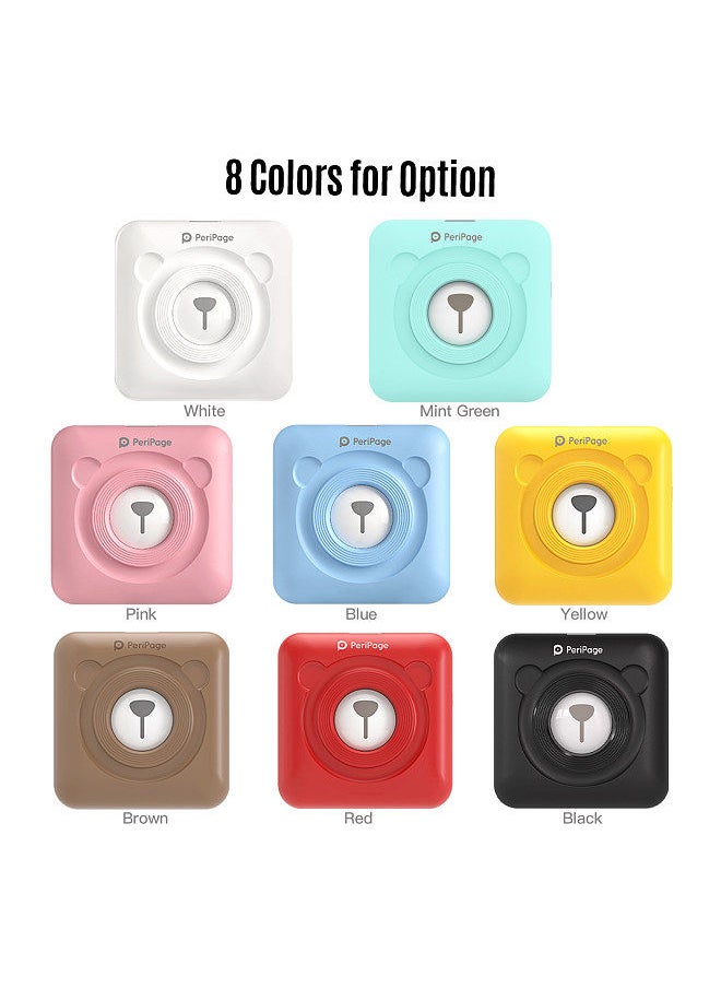 PeriPage Mini Pocket All-in-One Thermal Printer Wireless BT Picture Photo Label Memo Receipt Paper Printer AR Photo Function with USB Cable Support for Android iOS Smartphone Windows  - Image 3