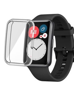Y&D Case Compatible for Huawei Watch FIT Screen Protector 2 Pcs Soft TPU Protective Cover Full Coverage Scratch Proof Bumper Frame Clear  - Image 5