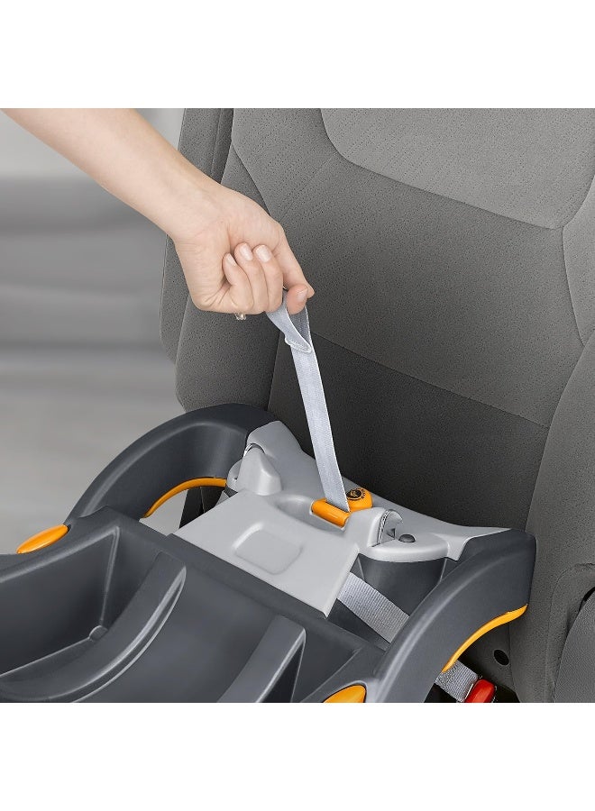 Chicco KeyFit® Infant Car Seat and Base, Rear-Facing Seat for Infants 4-22 lbs., Includes Infant Head and Body Support, Compatible with Chicco Strollers, Baby Travel Gear | Encore/Black/Grey - Image 4