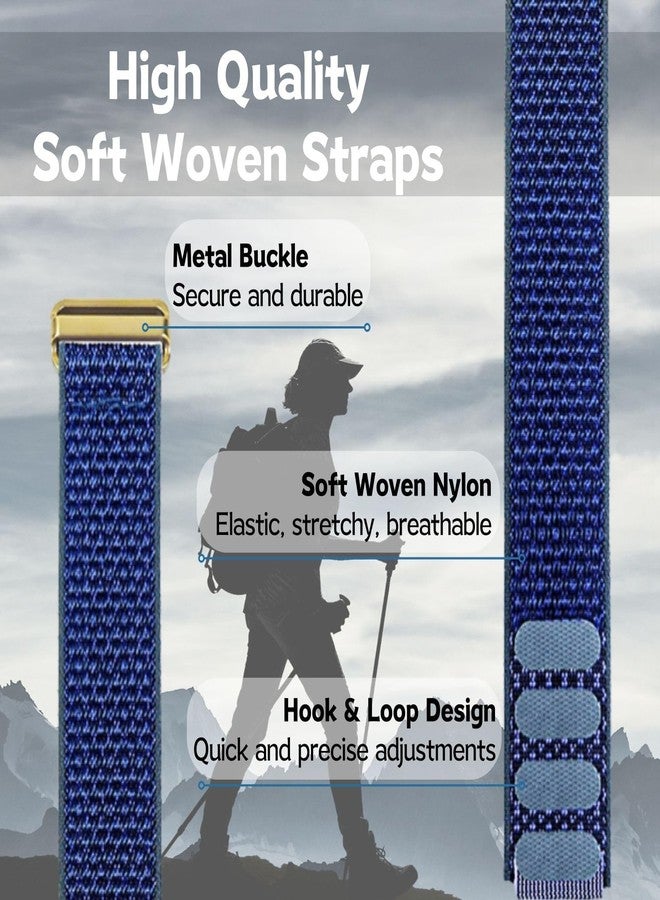 Vanet Nylon Straps Compatible for Polar Loop Bands/Polar 360 Replacement, Elastic Woven Strap Breathable Sport Adjustable Stretchy Braided Hook & Loop Wristbands for Visible Armband 2.0 [NO Tracker] - Image 4