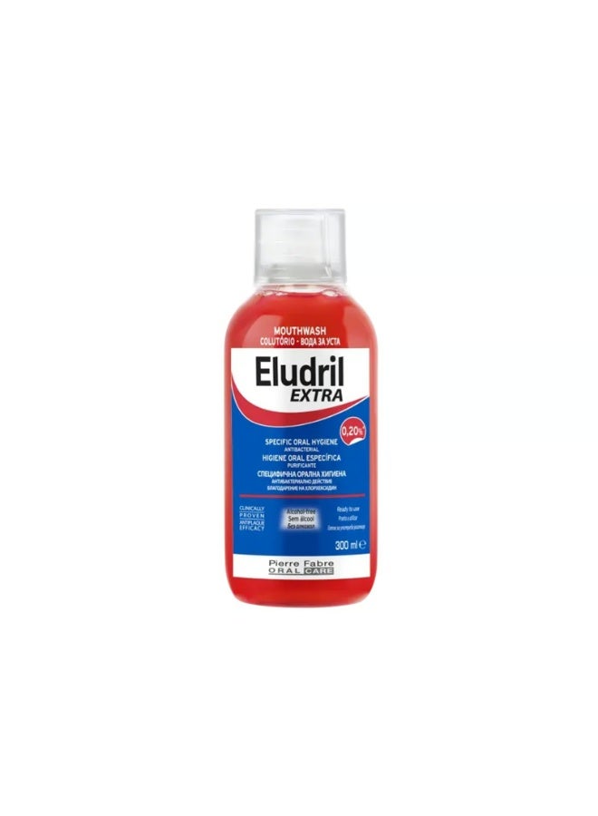 Eludril Extra Purifying Mouthwash 300ml - Image 1