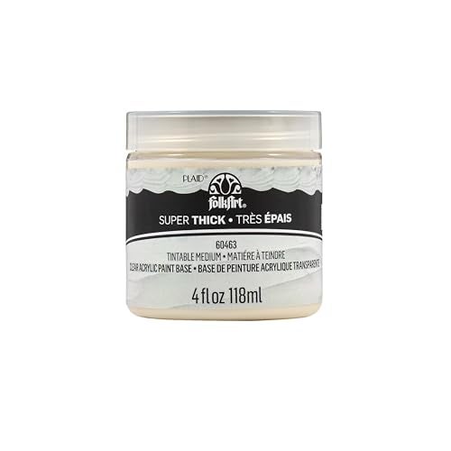 FolkArt Super Thick Acrylic Paint with a Textured Finish Tintable Medium 4 oz - Image 1