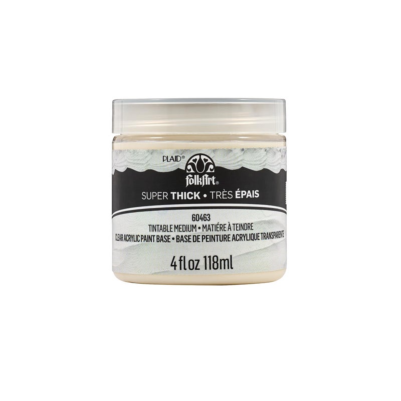 FolkArt Super Thick Acrylic Paint with a Textured Finish Tintable Medium 4 oz - Image 2