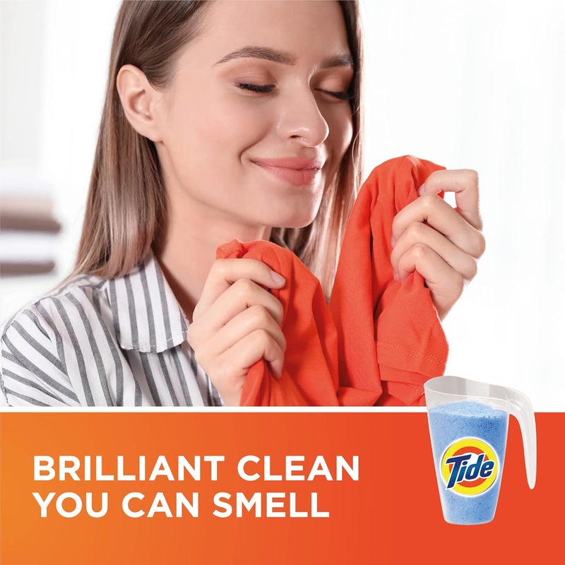 مسحوق منظف ملابس نصف أوتوماتيكي من Tide، رائحة أصلية، ملابس نظيفة خالية من البقع، مسحوق غسيل Tide، عبوة تحتوي على 2 عبوات كل منها بوزن 9 كيلوغرامات (18 كيلوغرامًا). - Image 4