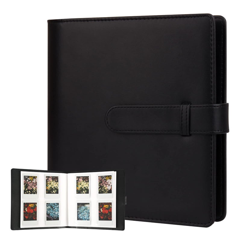 256 Pockets Photo Album for Fujifilm Instax Mini LiPlay 11 90 70 50S 26 25 9 8S 8 7S Instant Camera/Mini Link Printer  Polaroid Snap SnapTouch PIC-300 Z2300 Mint Zip Instant Camera Printer (Black)