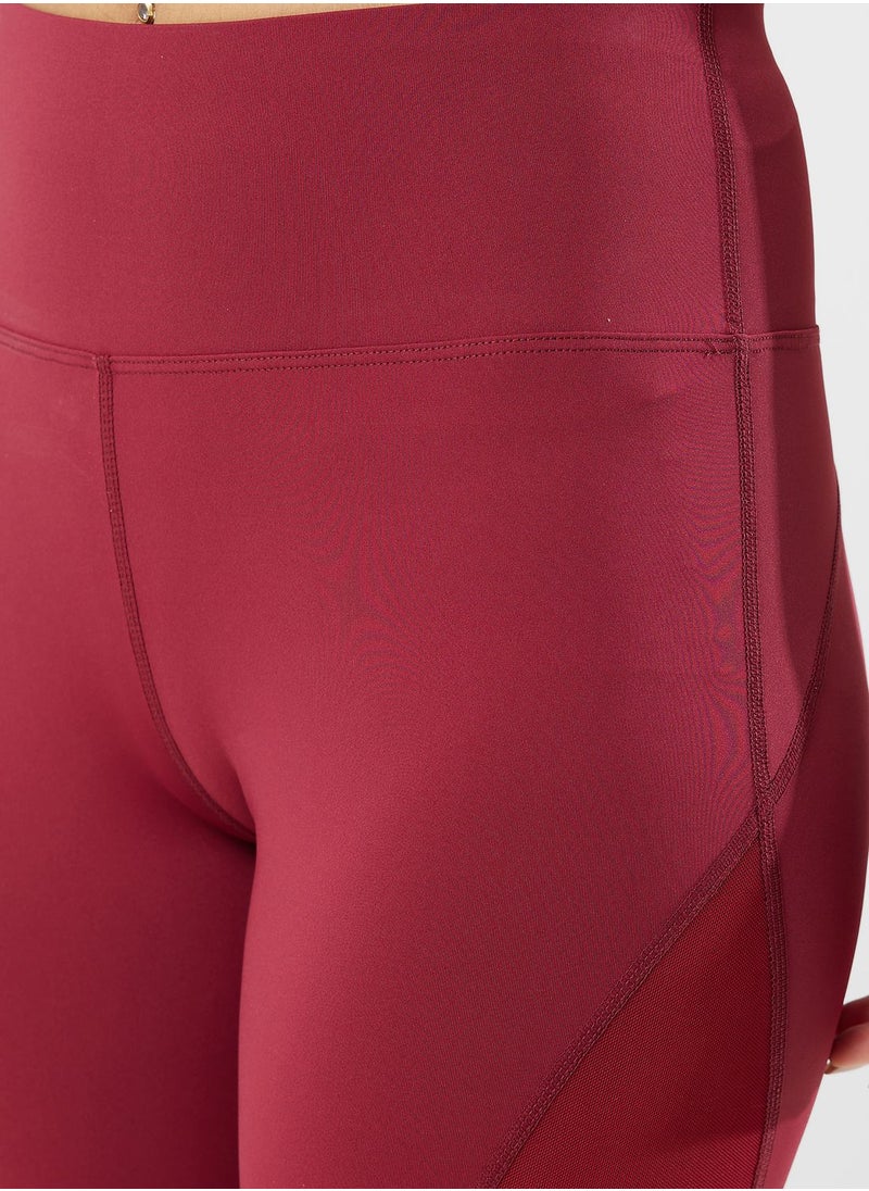 FRWD - Mesh Detail Athletic Leggings - Image 1