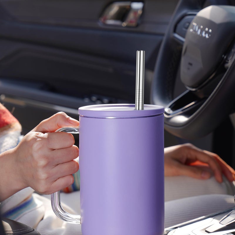 Tomorotec 8-Pack Stainless Steel Straws Fit for 40oz Stanley Tumblers, 12" Metal Straws for Stanley Cup with 1 Brush, Reusable Drinking Straws for Smoothies, Milkshakes, Dishwasher Safe & BPA-Free - Image 3