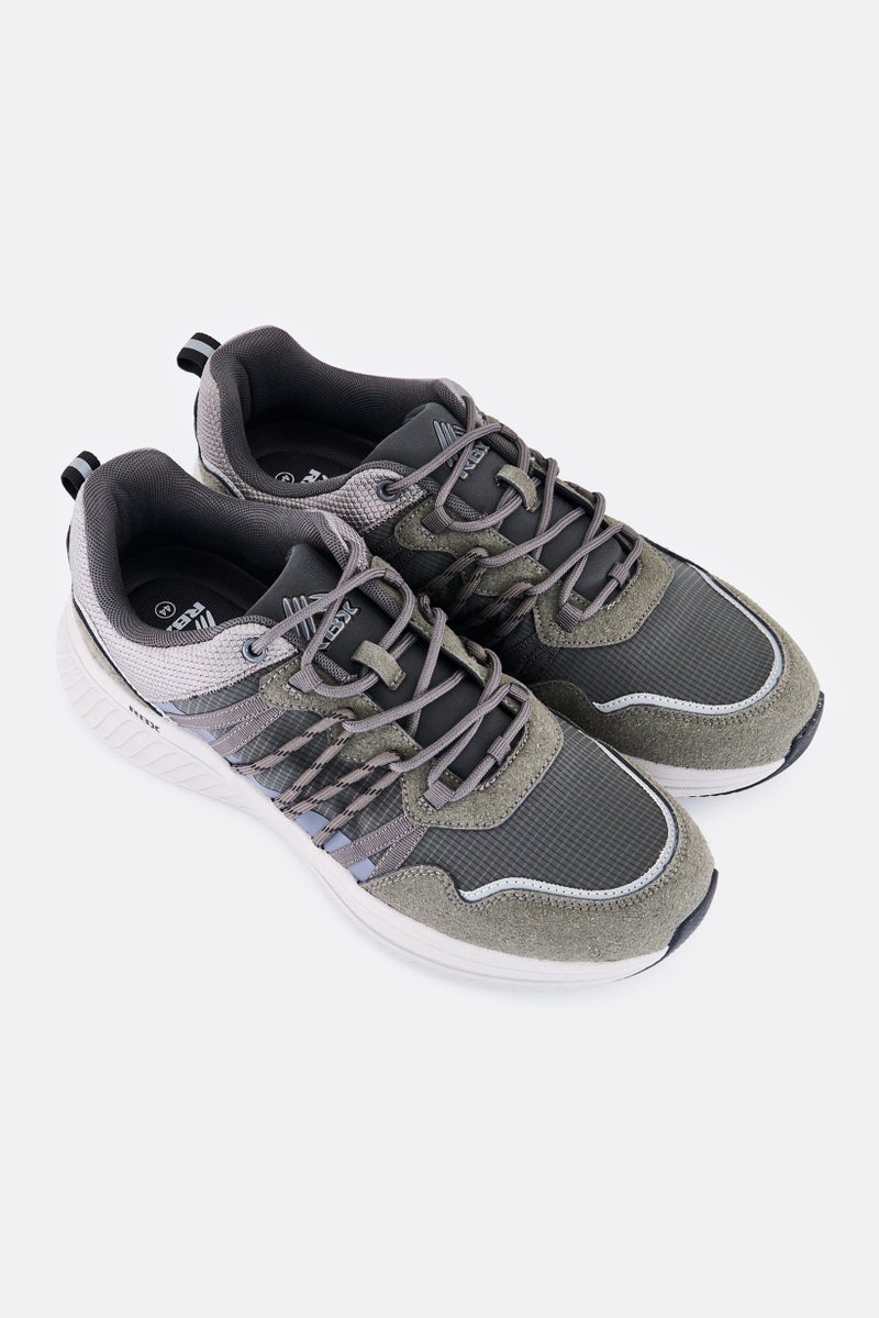 RBX Men Lace Up Running Shoes, Grey - Image 2