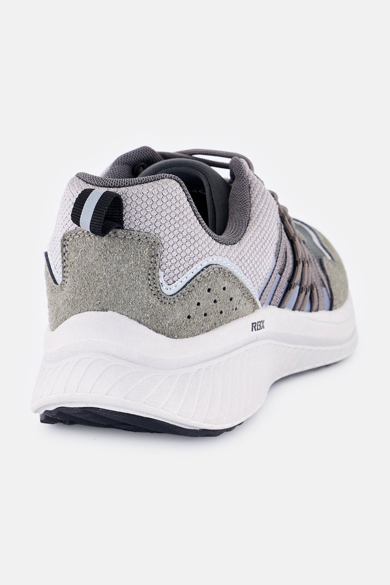 RBX Men Lace Up Running Shoes, Grey - Image 3