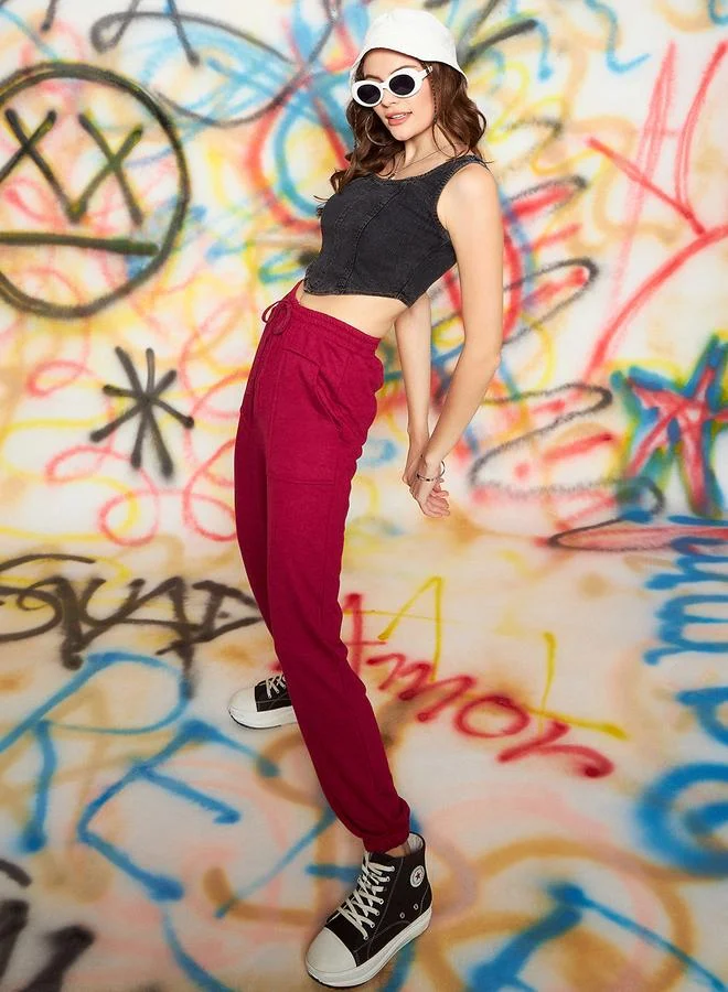 Kassually Kassually Loose Fit Joggers with Drawstring