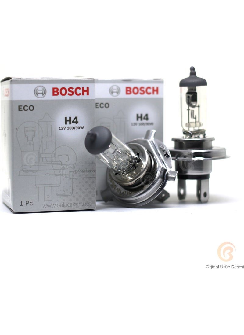 BOSCH Bulb H4 12V 100W P43T With Tab 1987302840 2 Pcs  - Image 1