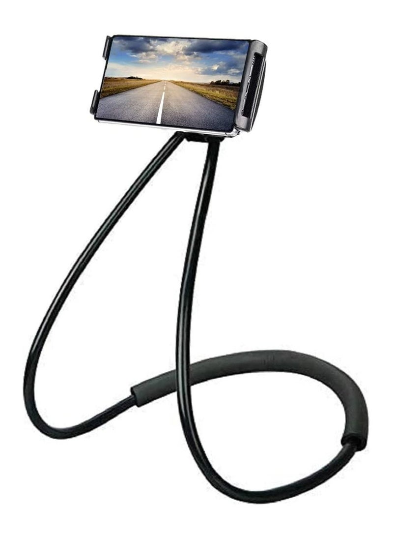 Universal Hanging on Neck Lazy Phone Holder DIY Free Rotating Stand on Table Smart Multiple Functions Mobile Phone Mount Stand - Image 1