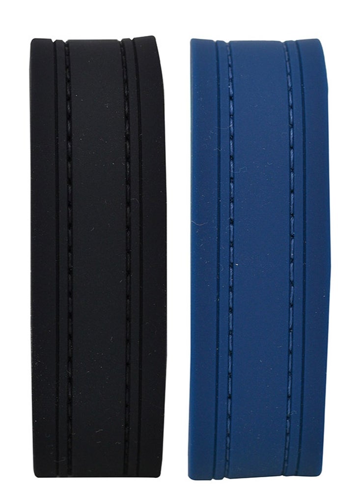 ANDIAMO Men's Analog Black Case Black Mesh Belt Strap Set Watch  - Image 4