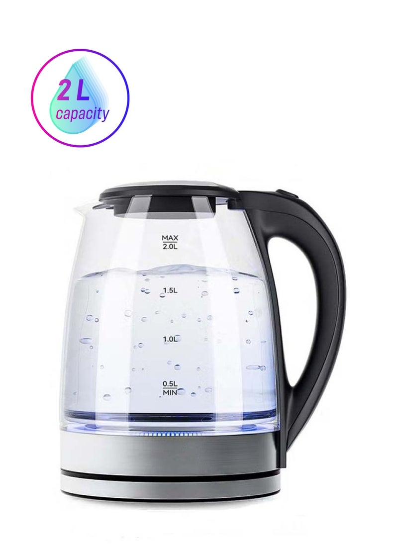 Arabest Electric Kettle, Electric Teapot Tea Heater with Blue LED Indicator Light, Hot Water Kettle for Home, Office  - Image 1