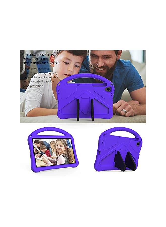 SYOSI Kids Tablet Case For Lenovo Tab M10 Hd 2Nd Gen Smart Tab M10 Hd 2Nd Gen Tb X306F Tb X306X Lightweight Kids Friendly Shockproof Handle Stand Cover Case For Lenovo M10 Hd 2Nd Gen 10.1 Inch 2020 Purple - Image 2