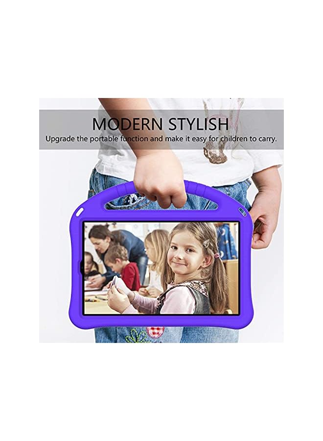 SYOSI Kids Tablet Case For Lenovo Tab M10 Hd 2Nd Gen Smart Tab M10 Hd 2Nd Gen Tb X306F Tb X306X Lightweight Kids Friendly Shockproof Handle Stand Cover Case For Lenovo M10 Hd 2Nd Gen 10.1 Inch 2020 Purple - Image 4
