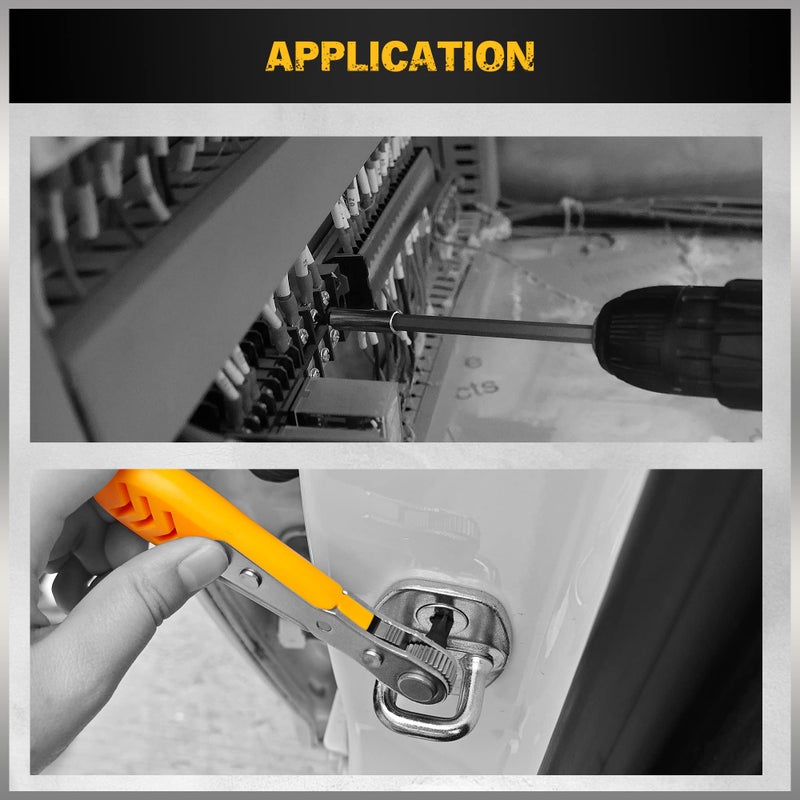 ELEAD 47-Piece Magnetic Nut Driver & Screwdriver Bit Set - Strong Magnetic Nut Drivers for Impact Drill, Power Nut Driver, Screwdriver Bit, Mini Ratcheting Wrench, Drill Bit Extension & Socket Adapter - Image 5