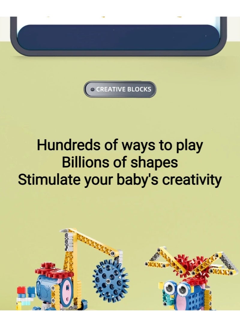 126 electric gears-science and education building blocks-building toys-assembly set - Image 2