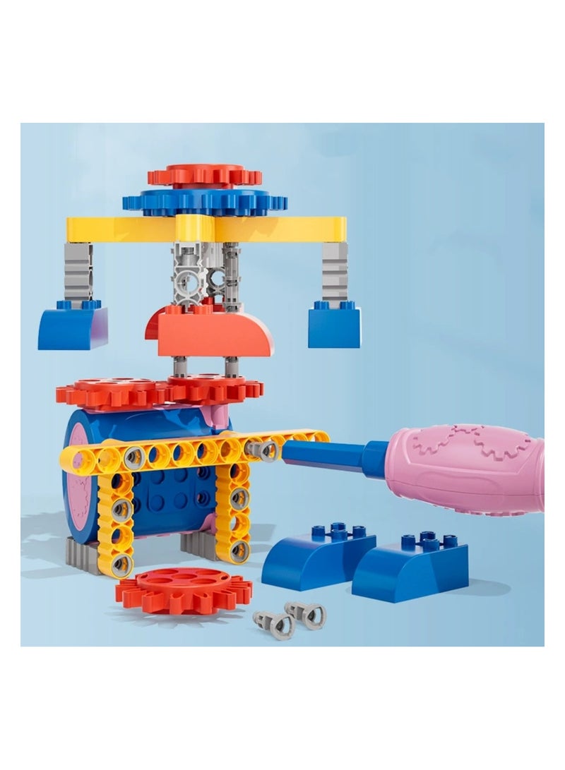 126 electric gears-science and education building blocks-building toys-assembly set - Image 3
