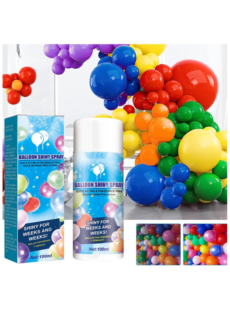 SYOSI 2 Pcs Balloons Shiny Spray, Balloon High Shine Spray for Latex Balloons, Balloon Shine Spray Latex Balloons, Party Balloons Shiny Spray, for Birthdays, Weddings, Christmas Party, Refer to description - Image 2