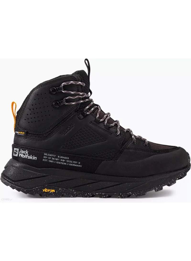 جاك ولفسكن Terraquest Texapore Mid M Black Men's Outdoor Boots 4056381_6000