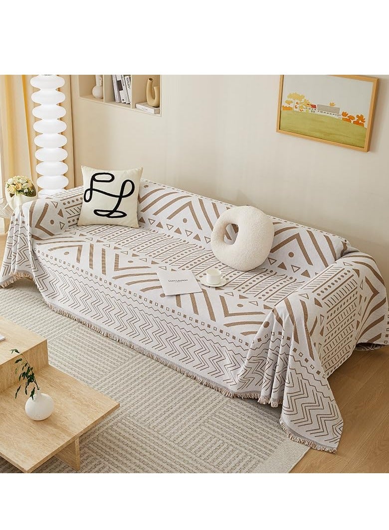 Chenille Sofa Throw Cover Waterproof and Dustproof, Breathable Sofa Slipcovers Soft Sofa Towel French Couch Covers Can be Used in All Seasons - Image 1