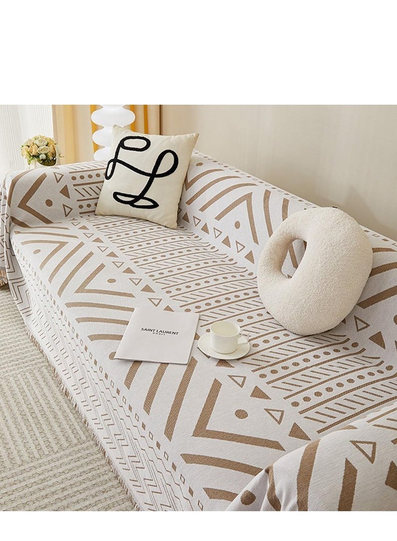 Chenille Sofa Throw Cover Waterproof and Dustproof, Breathable Sofa Slipcovers Soft Sofa Towel French Couch Covers Can be Used in All Seasons - Image 2