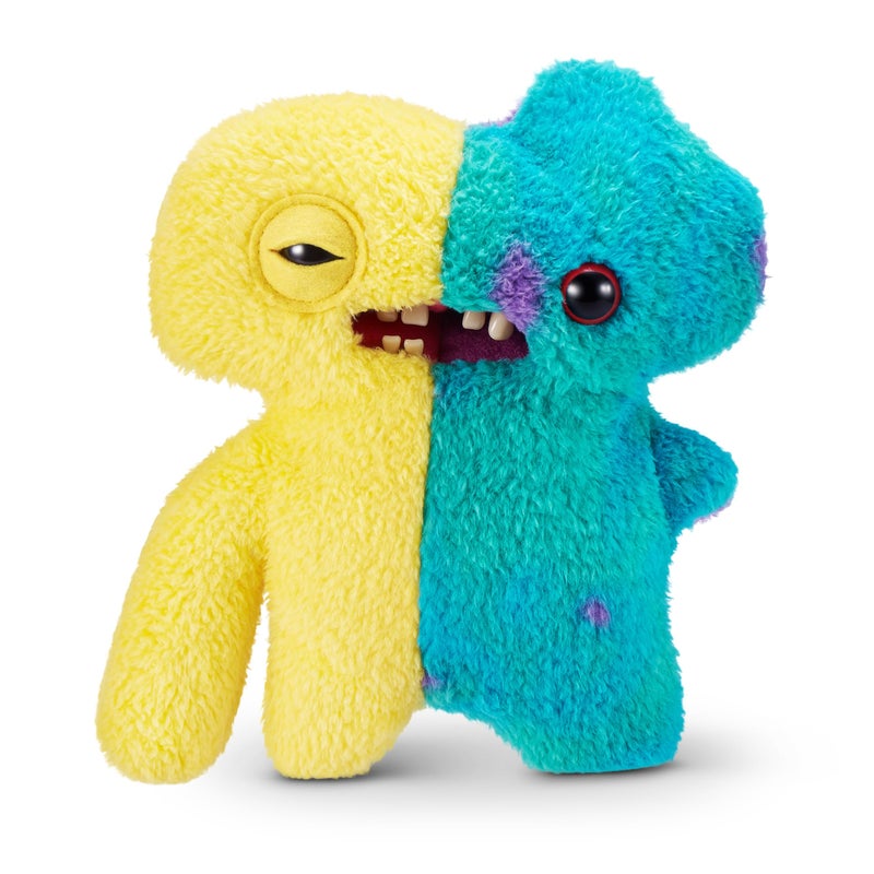 Fuggler Misfit Monsters 23 cm Series 1 by Zuru Funny Ugly Monster Plush Toy Squidge Gaptooth Mcgoo Yellow Multi - Image 2