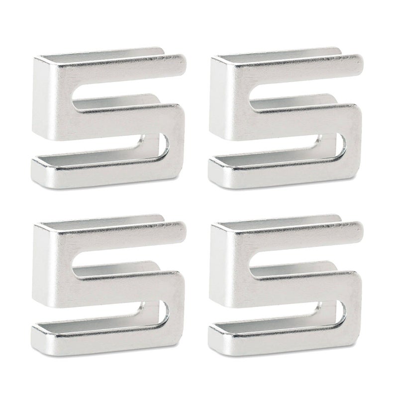 Alera ALE Wire Shelving S Hooks Metal Silver Pack of 4 Hooks