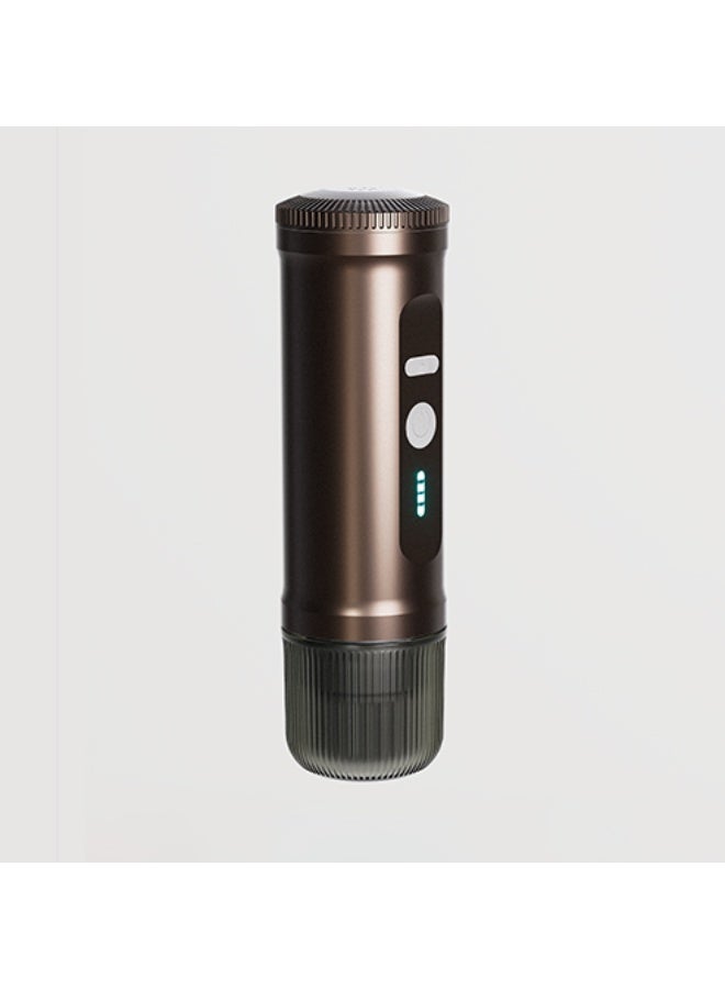 ليبرسو ماكينة صنع الإسبريسو المحمولة 2 في 1 مع توافق الكبسولات والمسحوق / ضغط 20 بار / بطارية مدمجة / وظيفة التسخين / تحضير سريع / حجم صغير - بني - Image 4