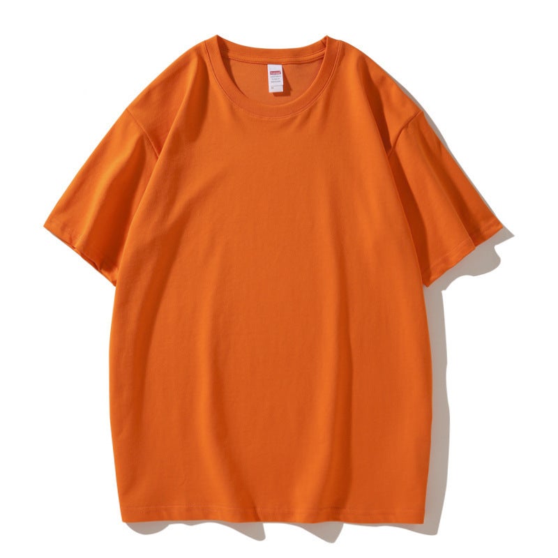 Live Broadcast Premium Long-Staple Cotton Composite Ice Ion-Wicking Breathable Round Neck Solid Color T-Shirt Short-Sleeved Men'S And Women'S Trendy Top - Image 1