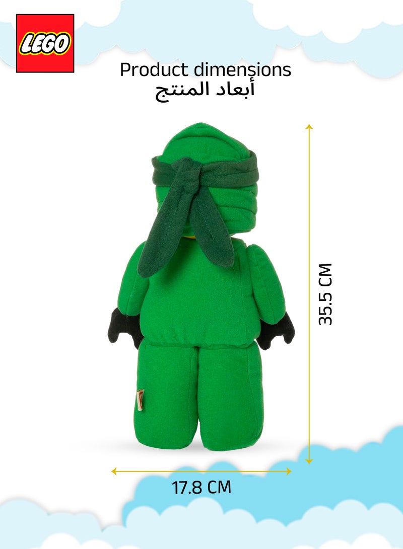 LEGO Manhattan Toys LEGO Ninjago Lloyd Plush Character Toy, Soft Collectible Ninja Doll for Kids, Bedroom Decor, Gift for Boys & Girls, Stuffed Figure, 17.8W x 9D x 35.5H cm - Image 5