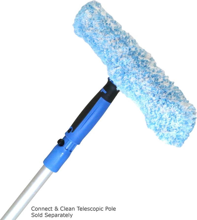 Unger Professional Performance Grip Window Scrubber, 14-Inch Microfiber Cleaning Tool - Image 4
