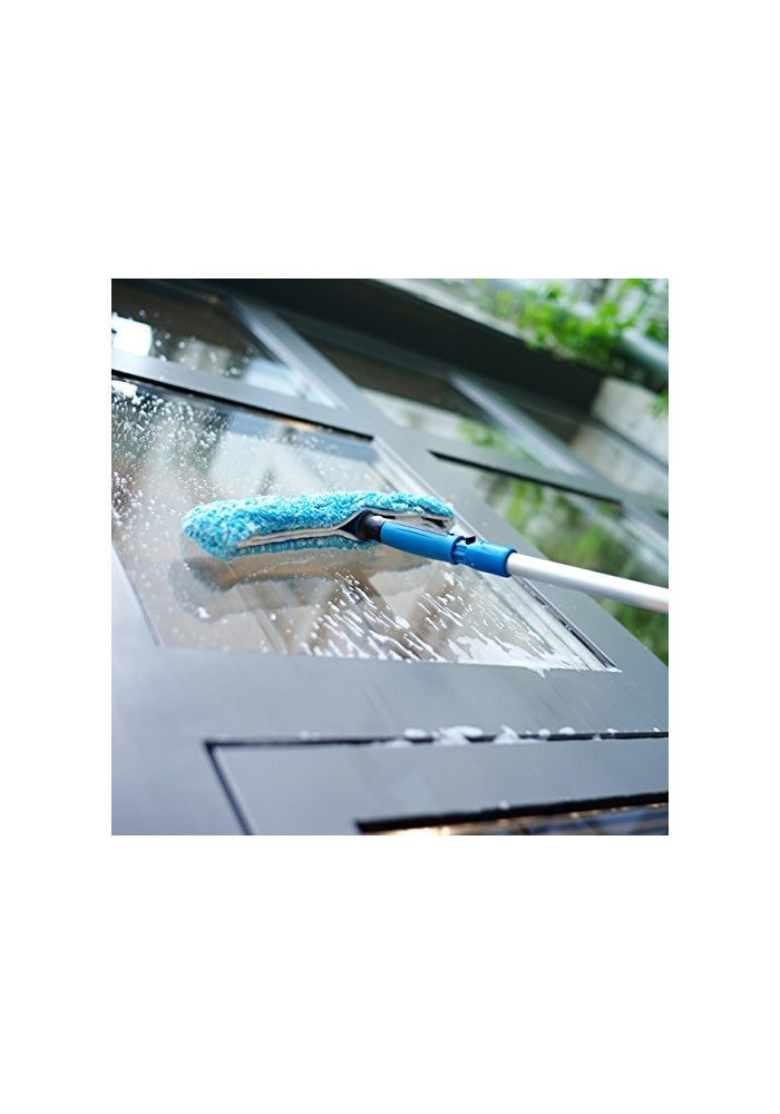 Unger Professional Performance Grip Window Scrubber, 14-Inch Microfiber Cleaning Tool - Image 2