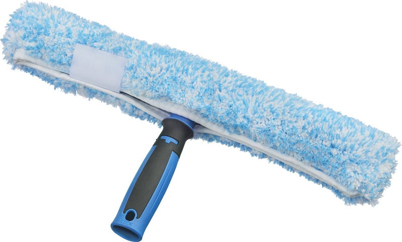 Unger Professional Performance Grip Window Scrubber, 14-Inch Microfiber Cleaning Tool - Image 1