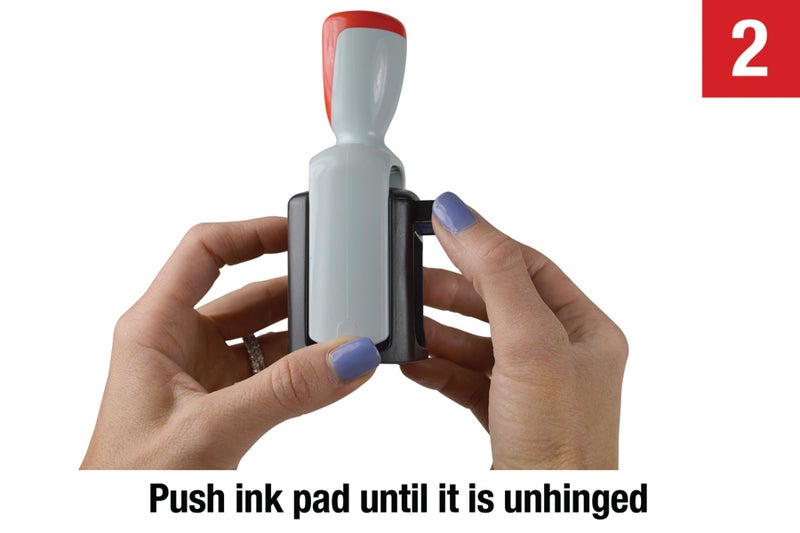 2000 Plus Cosco 2000 Plus Self-Inking Two-Color Type Size 1 1/2 inReceivedin Dater (011034) - Image 5