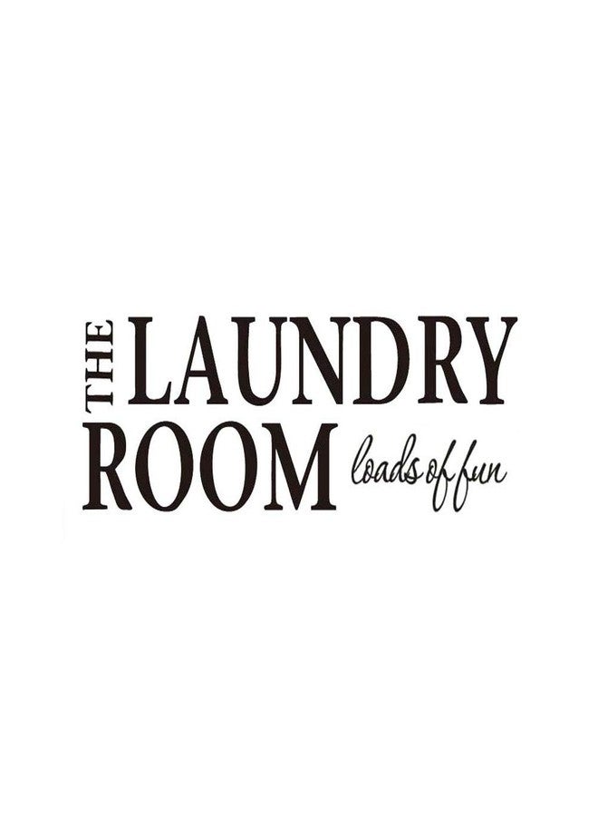 ADECNS Laundry Room Decal - Loads of Fun Vinyl Wall Sticker Art Signs for Home Decor - Image 1