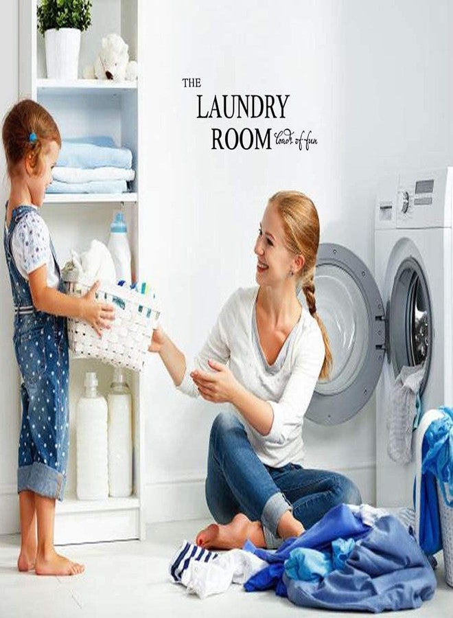 ADECNS Laundry Room Decal - Loads of Fun Vinyl Wall Sticker Art Signs for Home Decor - Image 3
