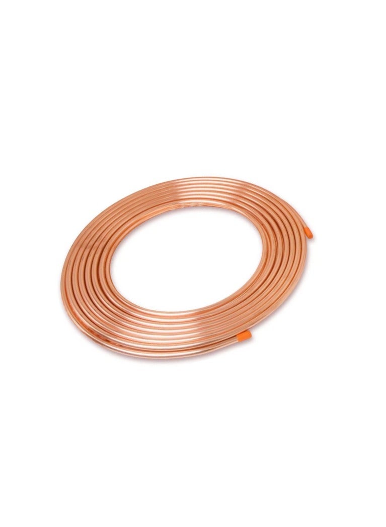 1/4 Copper Coil Refrigeration HVAC Tubing Pancake Coiled Soft Pipe Made In Vietnam 1/4 Inch x 15 Meter - Image 1