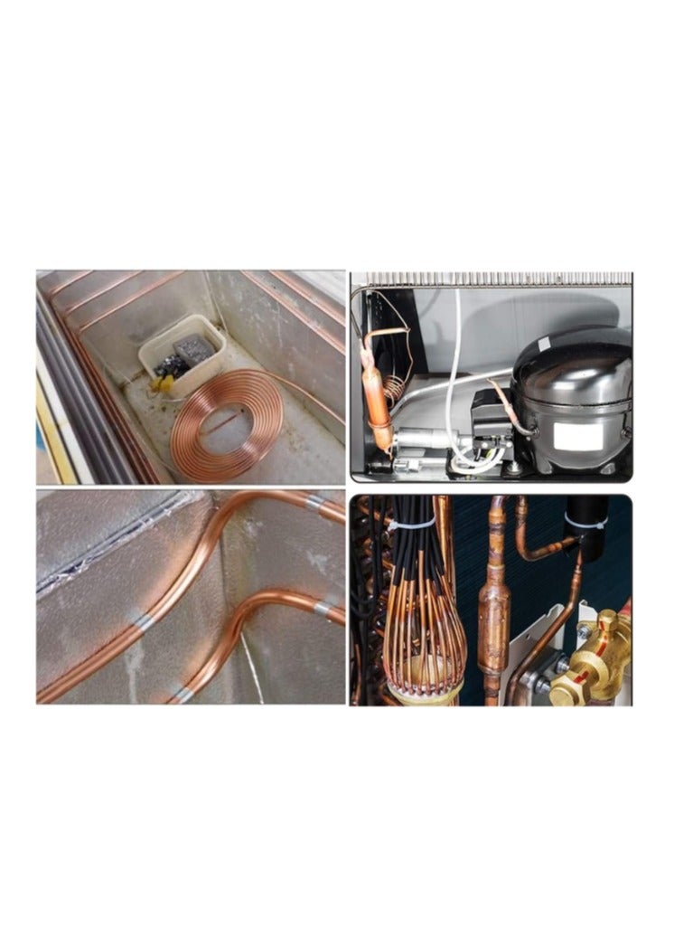 1/4 Copper Coil Refrigeration HVAC Tubing Pancake Coiled Soft Pipe Made In Vietnam 1/4 Inch x 15 Meter - Image 2