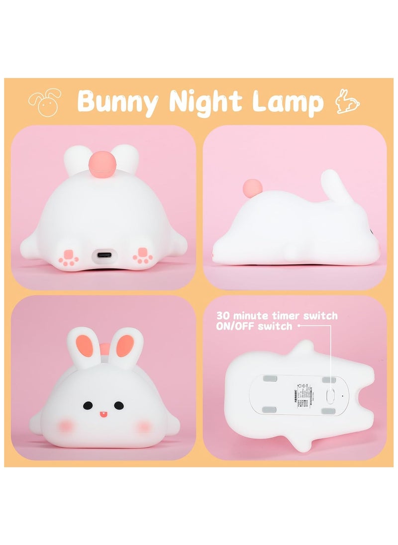 Muyixin Kids Night Light Decorative Night Light for Children's Room, Portable as a Decorative Gift (Rabbit)  - Image 5