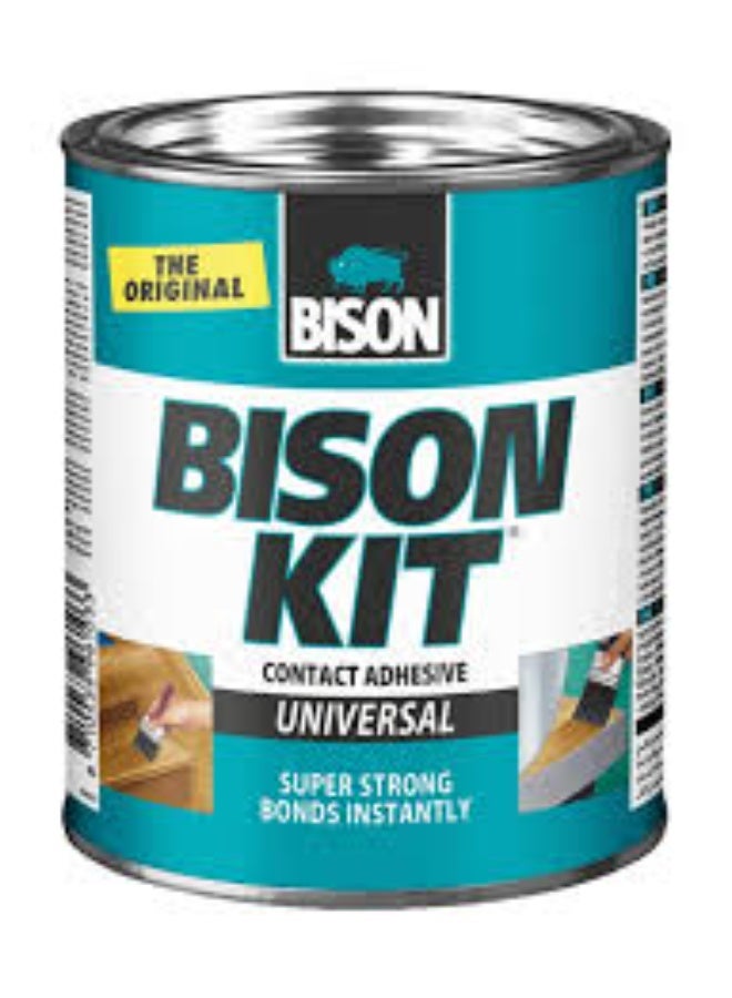 Bison Kit Contact Adhesive 650 ml, the famous, super strong, universal & heavy duty liquid glue, Bonds easy, Instantly and Permanently flexible, , Made in Holland, heat resistant