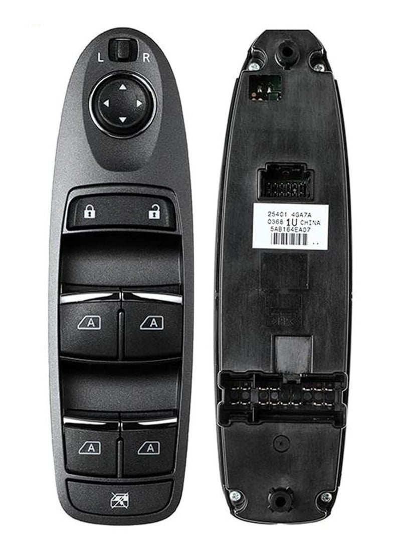 Car Push Button Switch Driver side Master Power Window Control Switch For Infiniti Q50 2014-2019 25401-4GA7A
