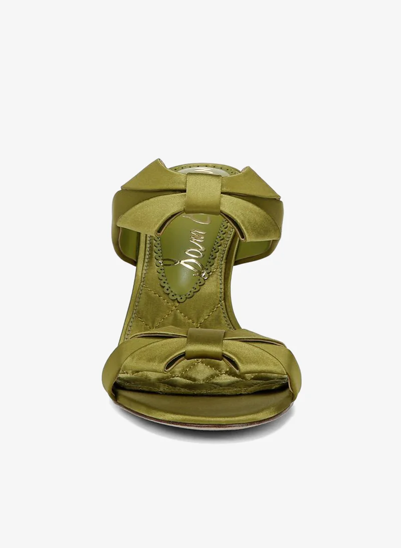 Sam Edelman GREEN Jasmine Double Strap Heel Mule for Women | Best Price UAE