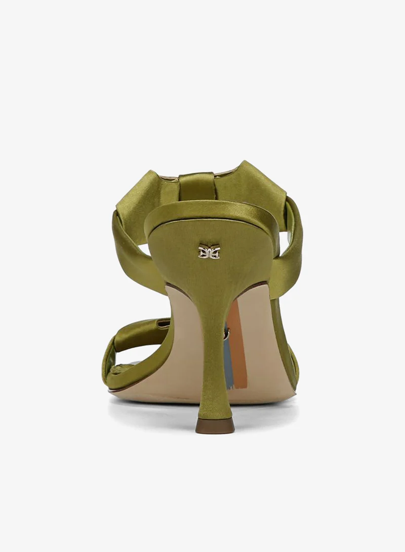 Sam Edelman GREEN Jasmine Double Strap Heel Mule for Women | Best Price UAE