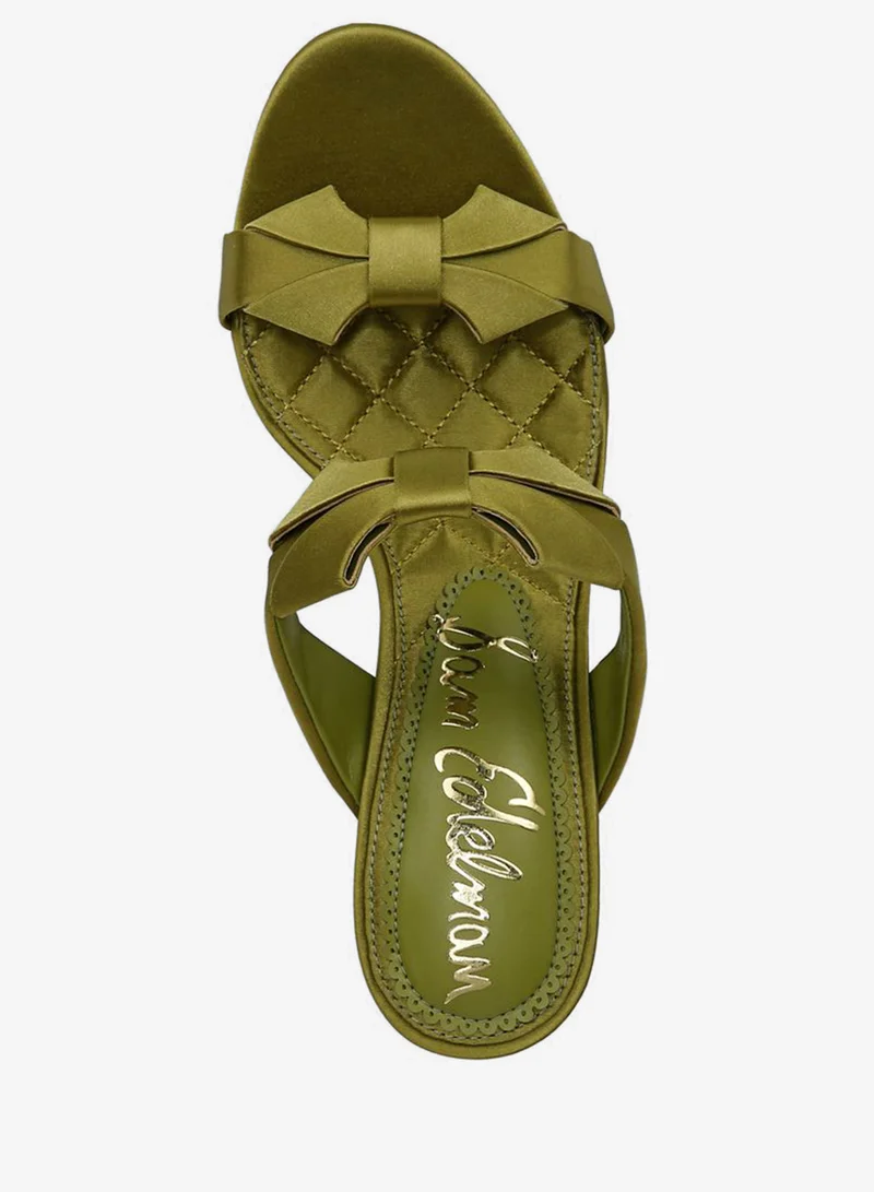Sam Edelman GREEN Jasmine Double Strap Heel Mule for Women | Best Price UAE