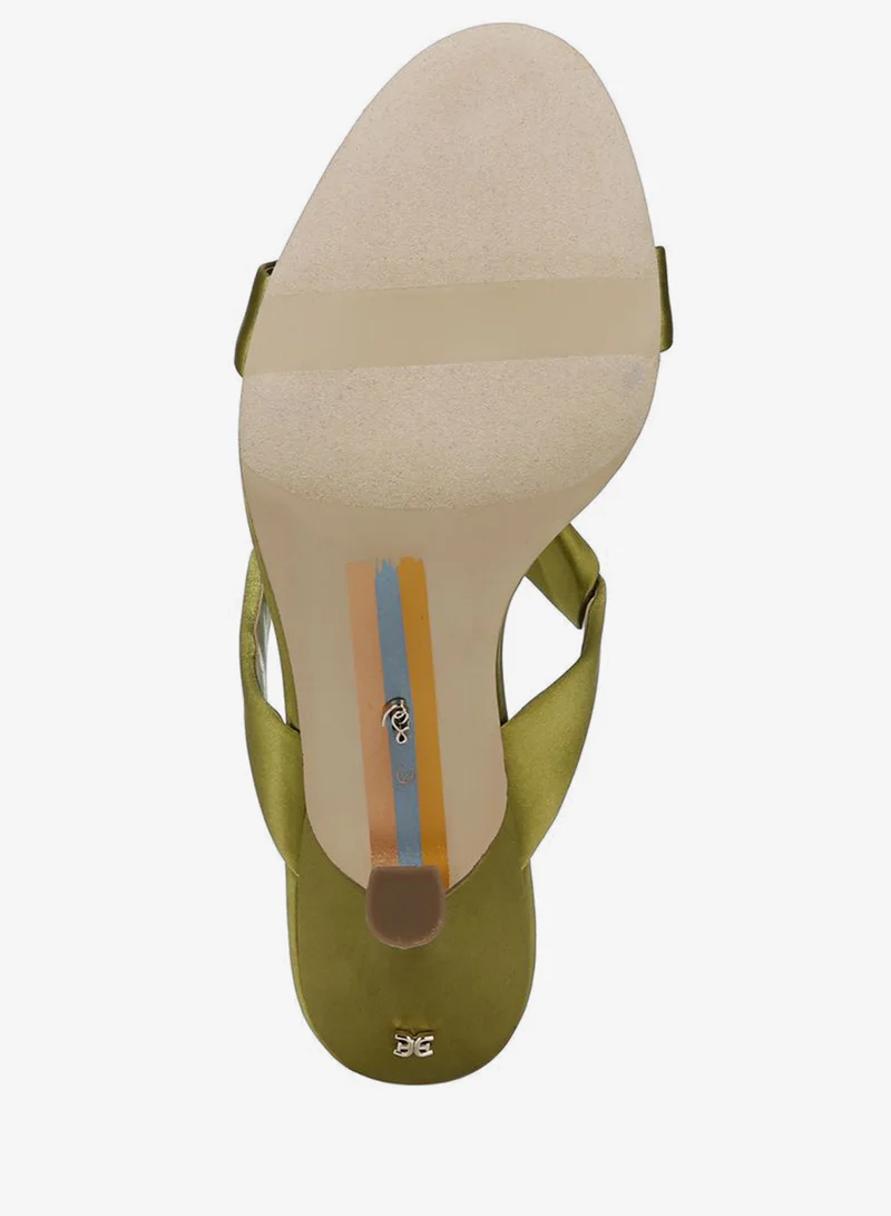 Sam Edelman GREEN Jasmine Double Strap Heel Mule for Women | Best Price UAE
