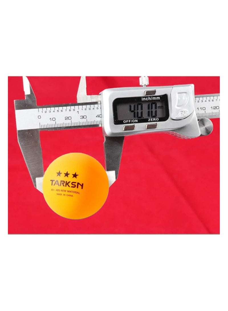 Dubkart 50-Pack 3-Star 40+ ABS Ping Pong Balls, Advanced Training Table Tennis Balls for Beginners and Professinals, with Good Spin and Bounce, Widely Used in Indoor and Outdoor Table Tennis Competitions - Image 3